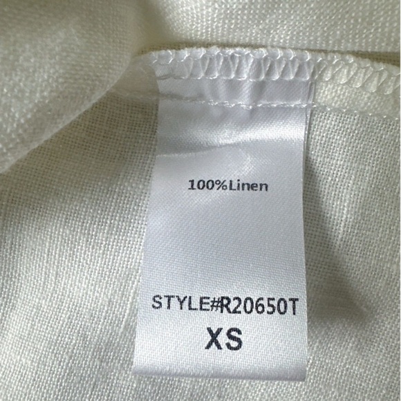 Tuckernuck Dress Puff Sleeve Linen Annie Smocked Mini Size XS - Picture 4 of 7